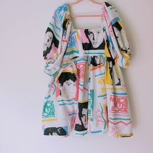 Colorful Graphic Kids Dress